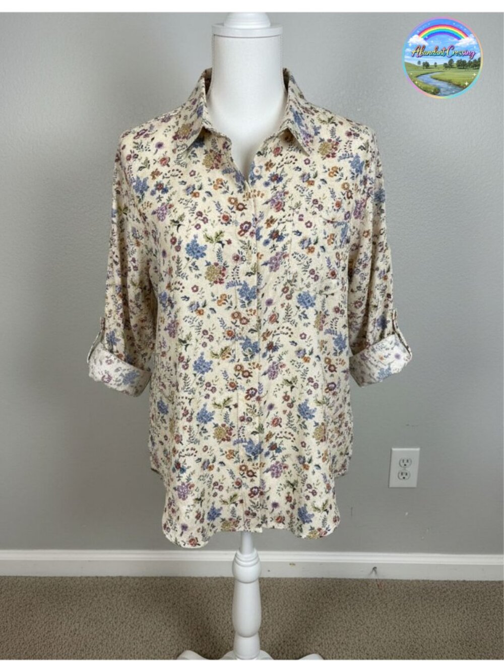 Zeagoo Womens Cotton Gauze Button Down Shirt Long Sleeve Casual Blouse